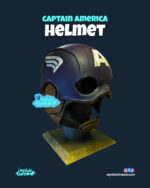 Legacy of the Shield: High-Fidelity Captain America Tactical Helmet - Image 3