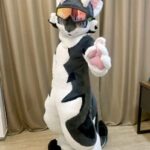 Alpine Shadow – Sporty Monochrome Kemono Fullsuit with Goggles